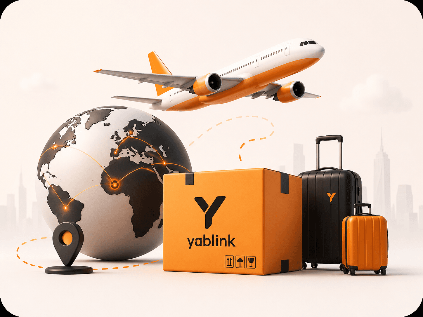 Yablink Travel and Logistics Network Map